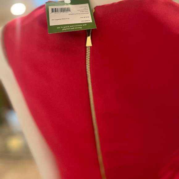 Kate Spade Pink Dress with Embellished Bows - Picture 6 of 9